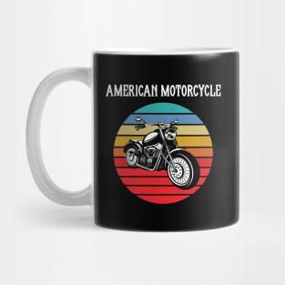 Motorcycle Vintage Sunset Mug